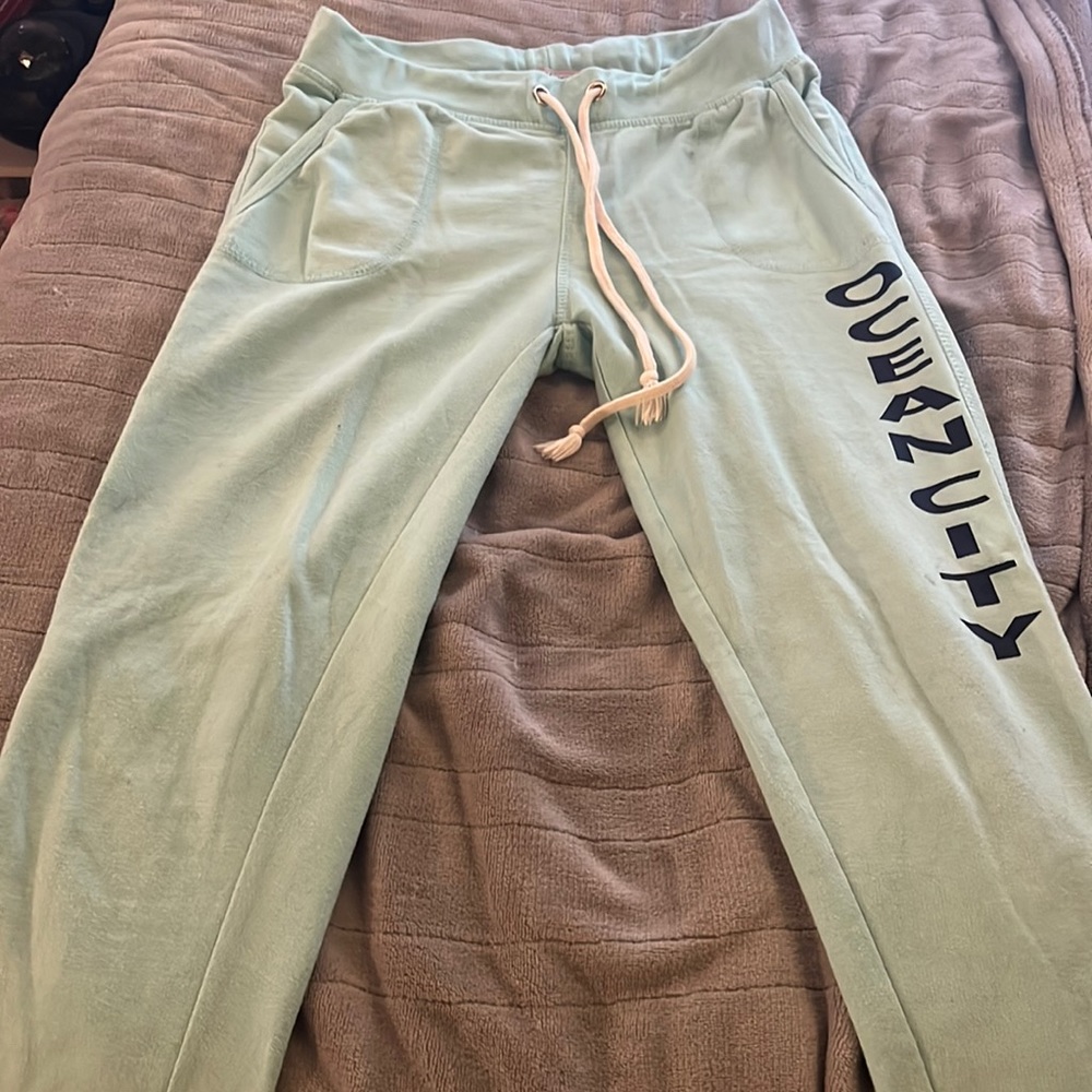 Blue sweatpants